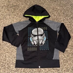 Star Wars Black and Gray Stormtrooper Kids Hoodie